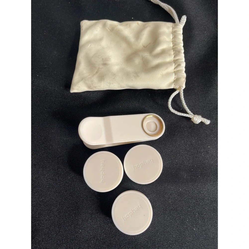 Heyday Smartphone Camera Lens Kit 3-Pack Fish Eye Macro Kaleidoscope Cream White